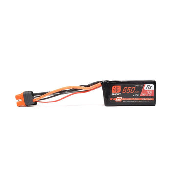 Spektrum 650mAh 2S 15C Smart G2 Receiver LiPo Battery with IC3 Connector
